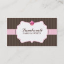 Pesquisar por cupcakes bonitos padrao cartao de visita Padeiro