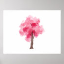 Pesquisar por flores cor de rosa na árvore pôsteres Cereja