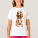 Pesquisar por spaniel de cocker inglês camisetas Cachorrinho