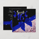 Pesquisar por blue sweet 16 convites Azul royal