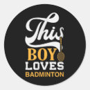 Pesquisar por raquete adesivos Jogador de badminton