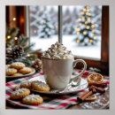 Pesquisar por chocolate quente pôsteres Árvore de natal