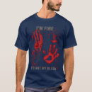Pesquisar por manchas de sangue camisetas Crânio