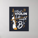 Pesquisar por violino impressão de canvas Notas musicais