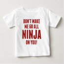 Pesquisar por ninja bebê roupas Engraçado