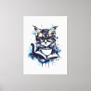 Pesquisar por quadro gatos de impressão de canvas Aquarela