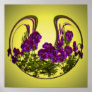 Pesquisar por flor violeta pôsteres Abstrato