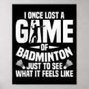 Pesquisar por badminton pósteres pôsteres Engraçado