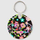 Pesquisar por crânio colorido chaveiros Floral