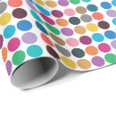 Pesquisar por bolinhas coloridas papel de presente For her