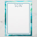 Pesquisar por água papel timbrado Abstrato