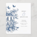 Pesquisar por estilo francês convites Toile de jouy