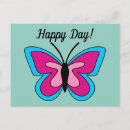 Pesquisar por butterfly cartoes postais Pink