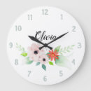 Pesquisar por com flores relogios de parede For kids