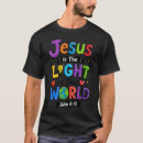 Pesquisar por eu sou luz mundo camisetas Evangelho