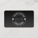 Pesquisar por arredondado cartao de visita Preto e branco