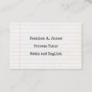 Pesquisar por tutor inglês cartao de visita Professor