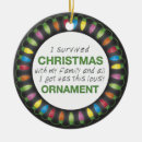 Pesquisar por sobrevivência ornamentos Feliz