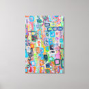 Pesquisar por azul rosa impressão de canvas Arte