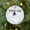 Pesquisar por boneco de neve engraçado ornamentos Feriado
