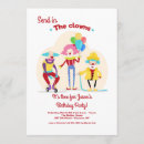 Pesquisar por palhaços de circo convites Engraçado