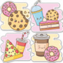Pesquisar por comida kawaii adesivos Rosquinha