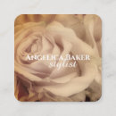 Pesquisar por flores delicadas cartao de visita Rosa