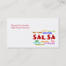 Pesquisar por dança cartao de visita Salsa