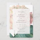 Pesquisar por cor de rosa da flor casamento convites Vintage