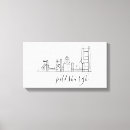 Pesquisar por skyline impressão de canvas Preto e branco