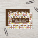 Pesquisar por comida da restauração cartao de visita Cozinheiro