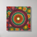 Pesquisar por arte mandala impressão de canvas Preto
