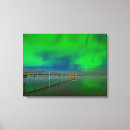 Pesquisar por aurora boreal impressão de canvas Verde