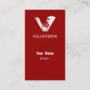 Pesquisar por voluntário cartao de visita Logotipo