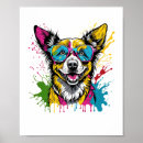 Pesquisar por lobo colorido pósteres pôsteres Cão
