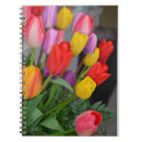 Pesquisar por tulipas coloridas cadernos de notas Floral