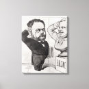 Pesquisar por caricaturas impressão de canvas Escritor