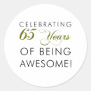 Pesquisar por 65 anos adesivos 65ª festa de aniversário