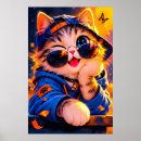 Pesquisar por sol dos desenhos animados pôsteres Gato