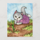 Pesquisar por animais bonitos cartoes postais Ilustração