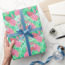 Pesquisar por flor tropical papel de presente Rosa