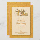 Pesquisar por shhh seu uma surpresa convites Tipografia