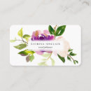 Pesquisar por floral roxo cartao de visita Moderno