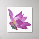 Pesquisar por flores pintadas impressão de canvas Roxo