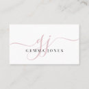 Pesquisar por rosa feminino cartao de visita Monograma