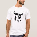 Pesquisar por touro longhorn camisetas Crânio de touro