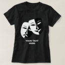 Pesquisar por máscara da tragédia camisetas Drama