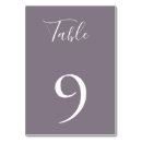 Pesquisar por cor violeta cartoes de mesa Elegante
