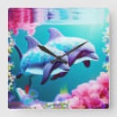 Pesquisar por golfinhos relogios de parede Animais marinhos