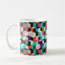 Pesquisar por geometrics do vintage canecas Abstrato